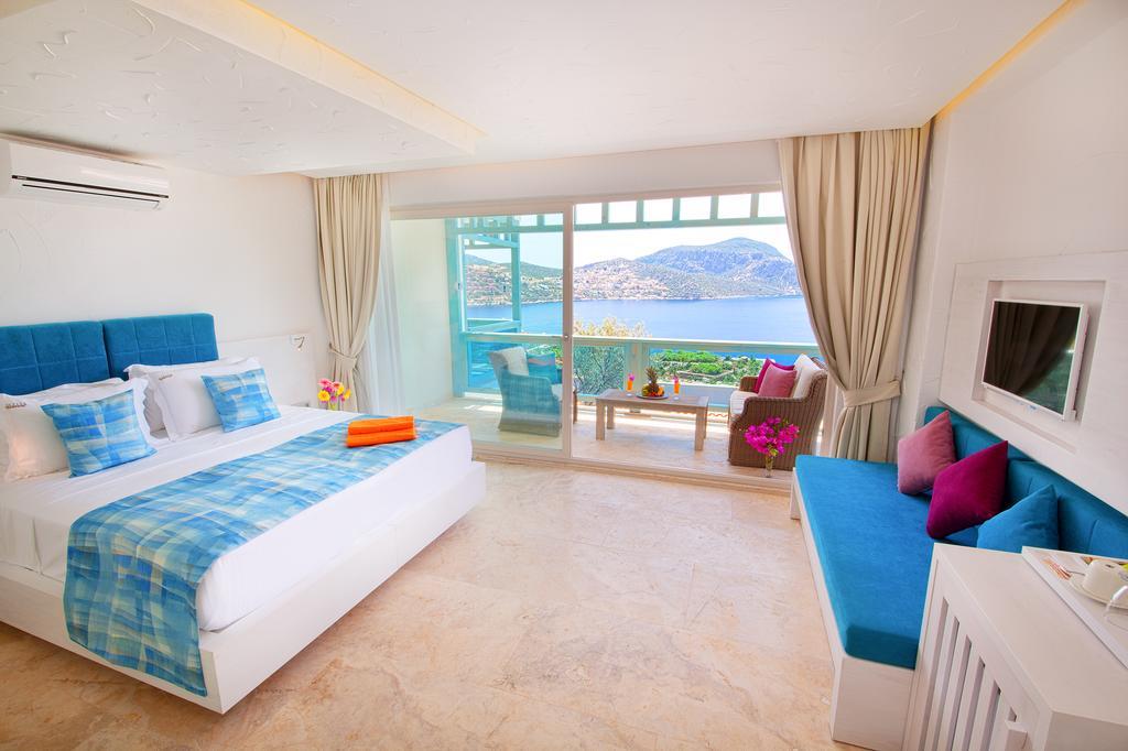 Asfiya Sea View Hotel Kaş Kamer foto